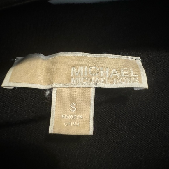 Michael Kors Black Knit Top - Size Small - Picture 2 of 4